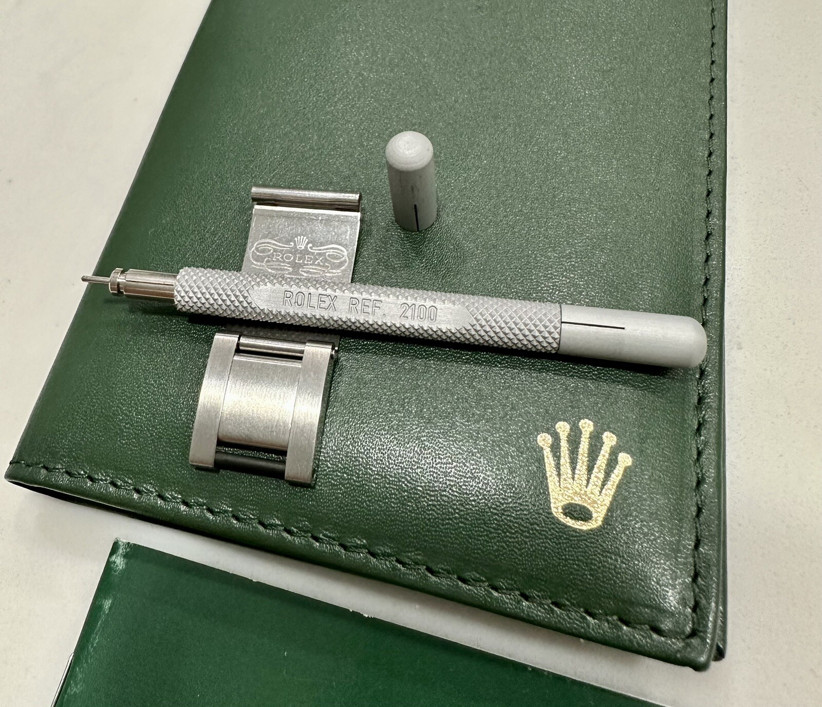 OEM Rolex Sea Dweller 16600 16660 Divers L Extension Link Tool 100.25.34 Wallet