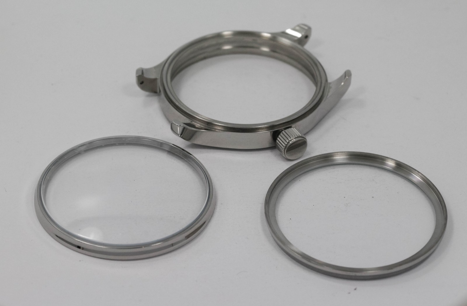 Stainless steel case for marriage watch will fit Hamilton 973 976 16s movement