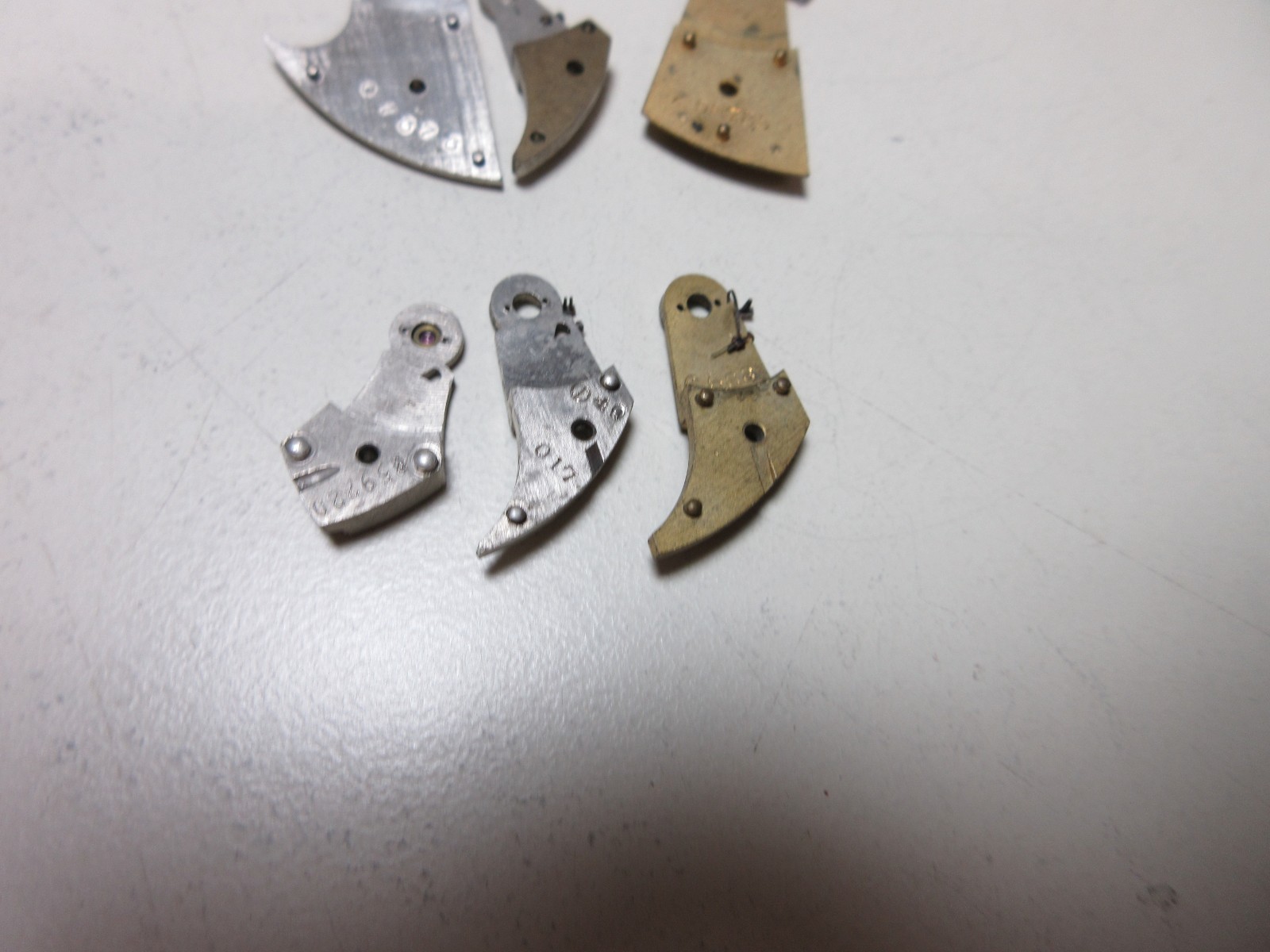 VTG LOT OF POCKET WATCH BALANCE COCKS BRIDGE WATCHMAKER REPLACEMENT PARTS #8