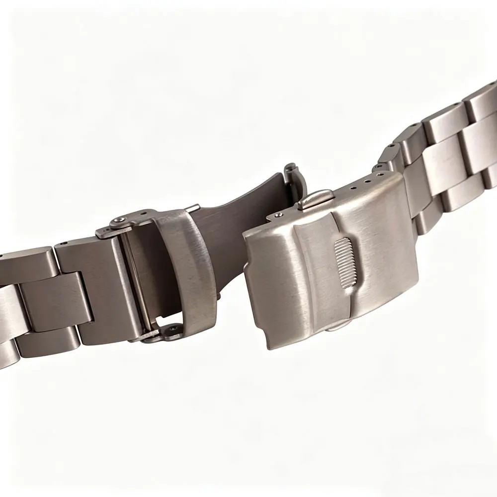 20ATM 40MM Titanium Diver Watch Case Strap For NH34 NH35 PT5000 Sapphire Glass
