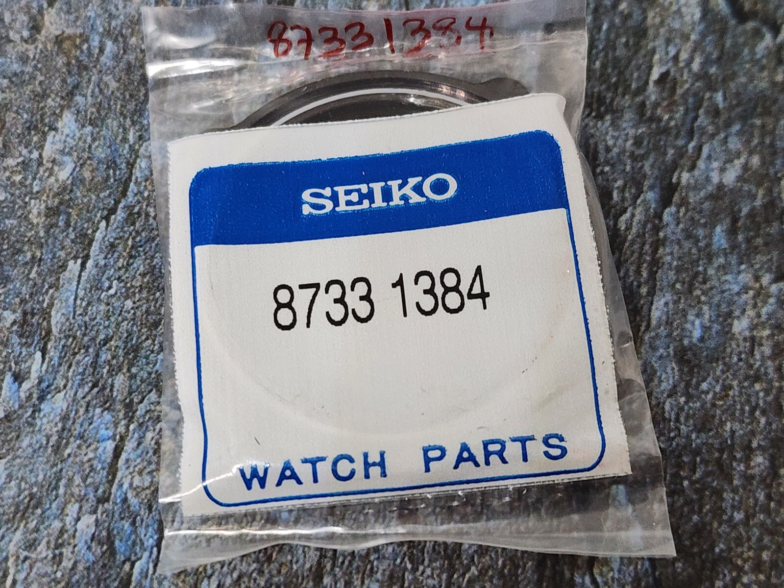 Rare Nos ORIGINAL SEIKO BEZEL DIVER PARTS 8733 1384 Sportura 7t62-0hh0