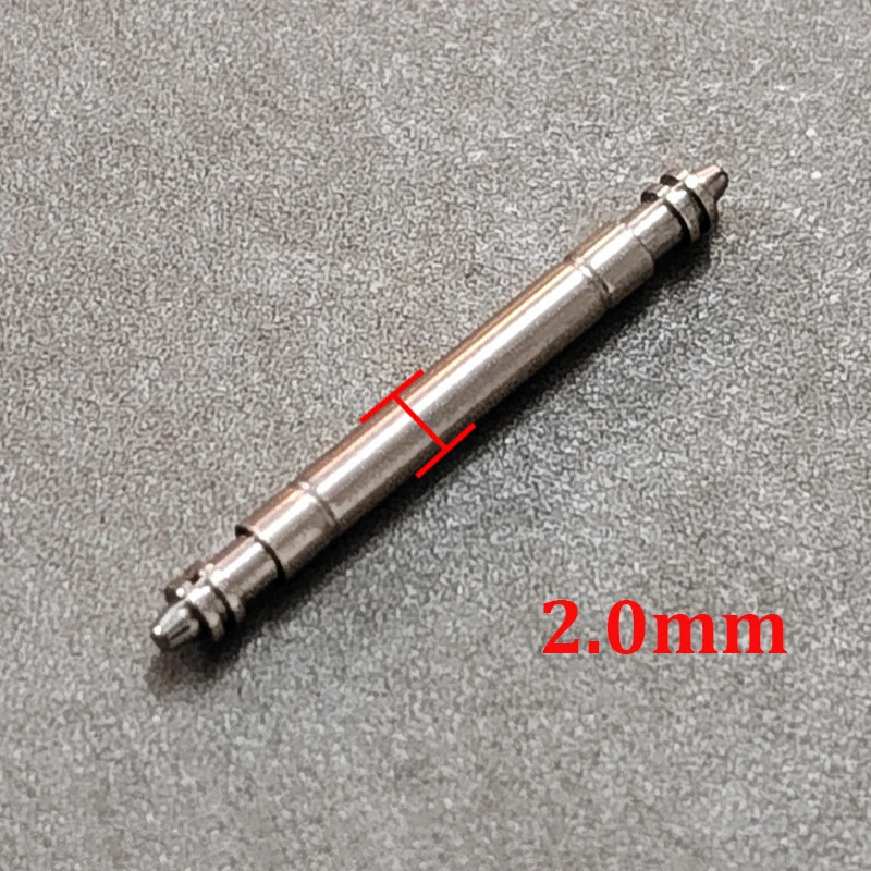 5pcs 316L Stainless Steel Spring Bars 1.5/1.8/2.0mm Watch Pin Shaft Durable Tool