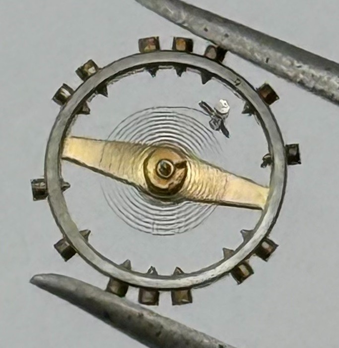 AS 1677 Balance Wheel Complete And Spring Renata 1224 M Watch Movement Parts NOS