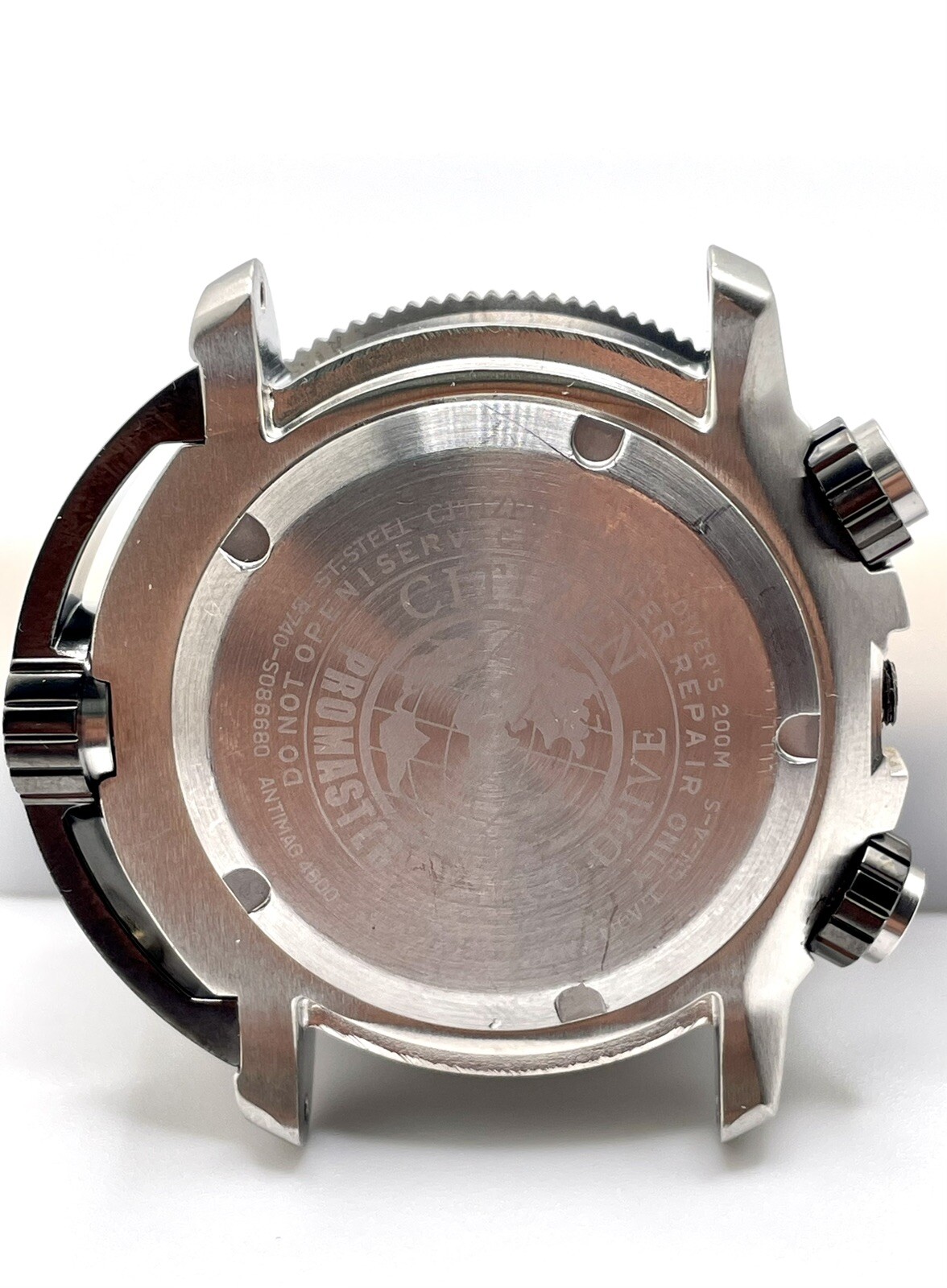 Preowned Genuine Citizen Promaster Eco-Drive B740-S086680 S/S Complete Case Part