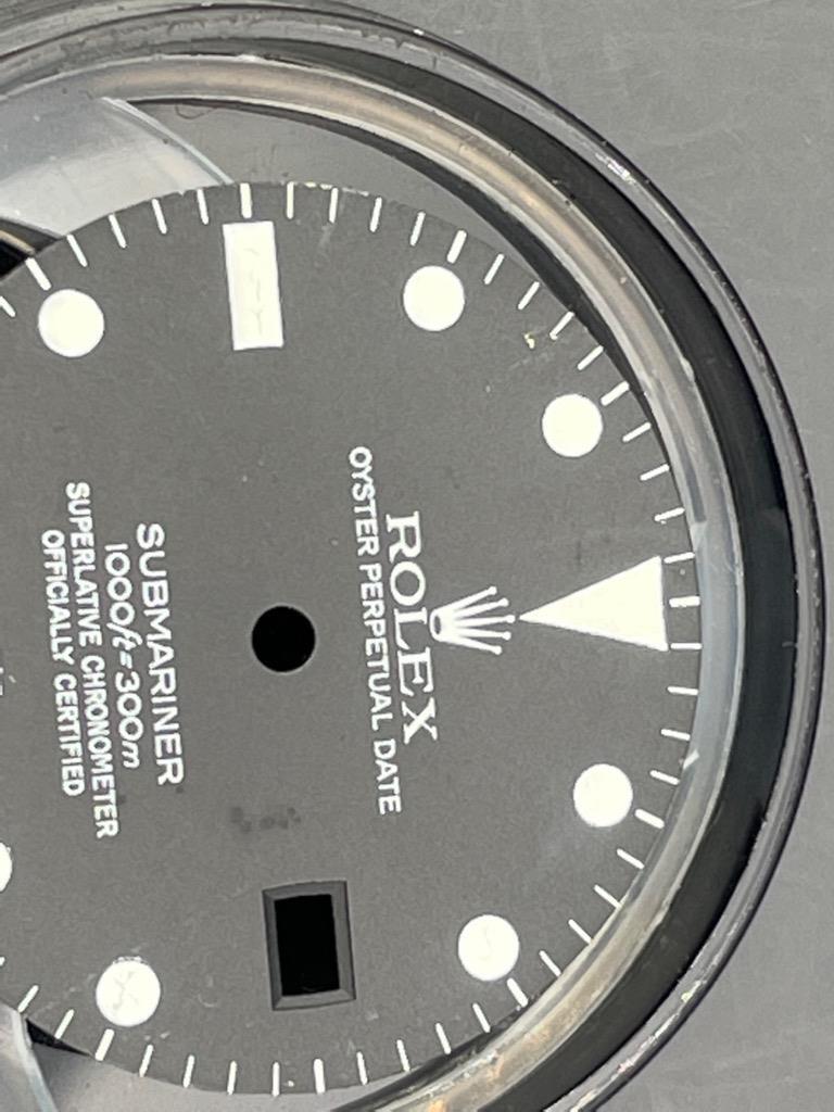 NOS Rolex Serviced Dial for Rolex Subs ref 16800, 168000 and early 16610