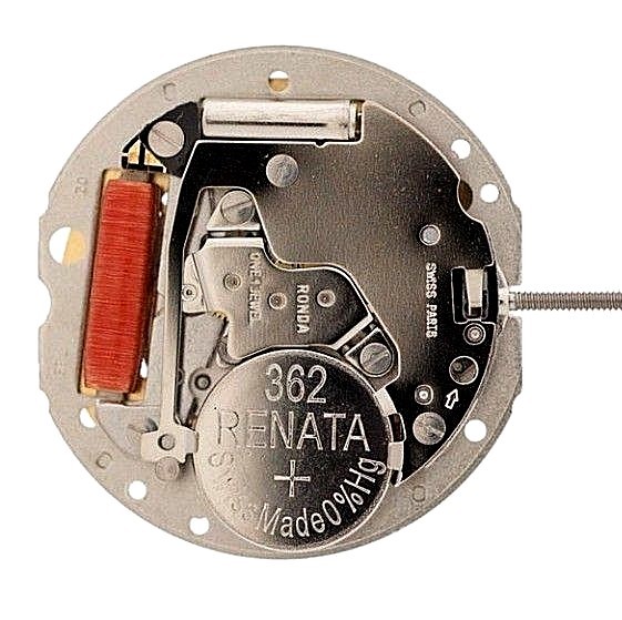 Watch Movement Ronda 775 HCP3 Date at 6 Swiss Parts Height 4.6mm