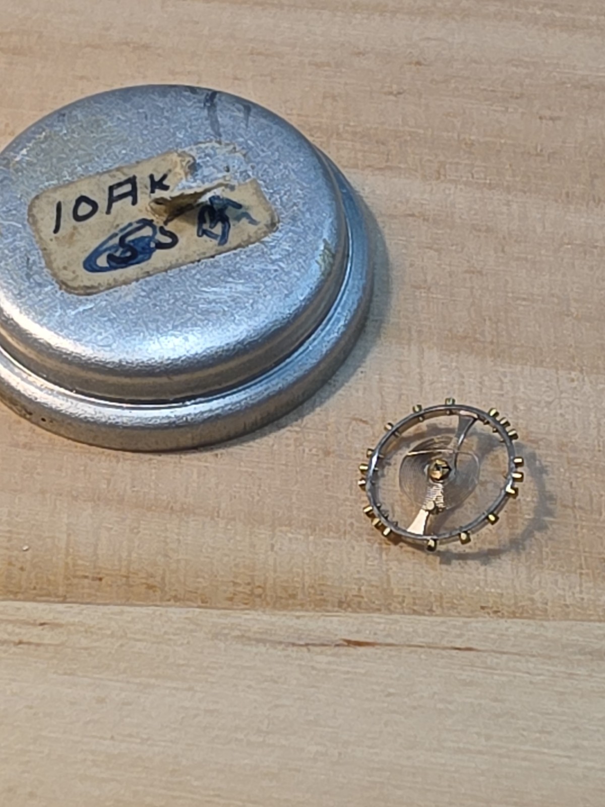 Vintage NOS Bulova 10AK Complete Intact Balance Parts Spares Repairs