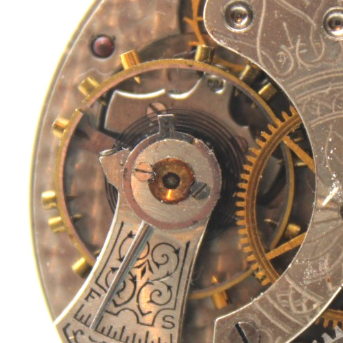1908 WALTHAM POCKET WATCH MOVEMENT 17466127 GRADE: 610 16s 7j (RJ)