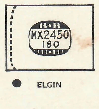 ELGIN : 4604 LORD ELGIN & 4604 – Rectangle 24.5mm x 18.0mm