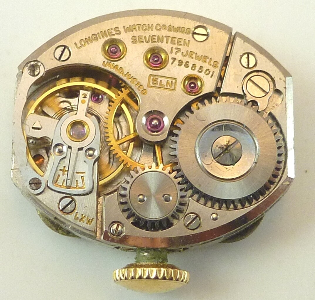 Vintage Longines 5LN Wristwatch Movement – Parts / Repair