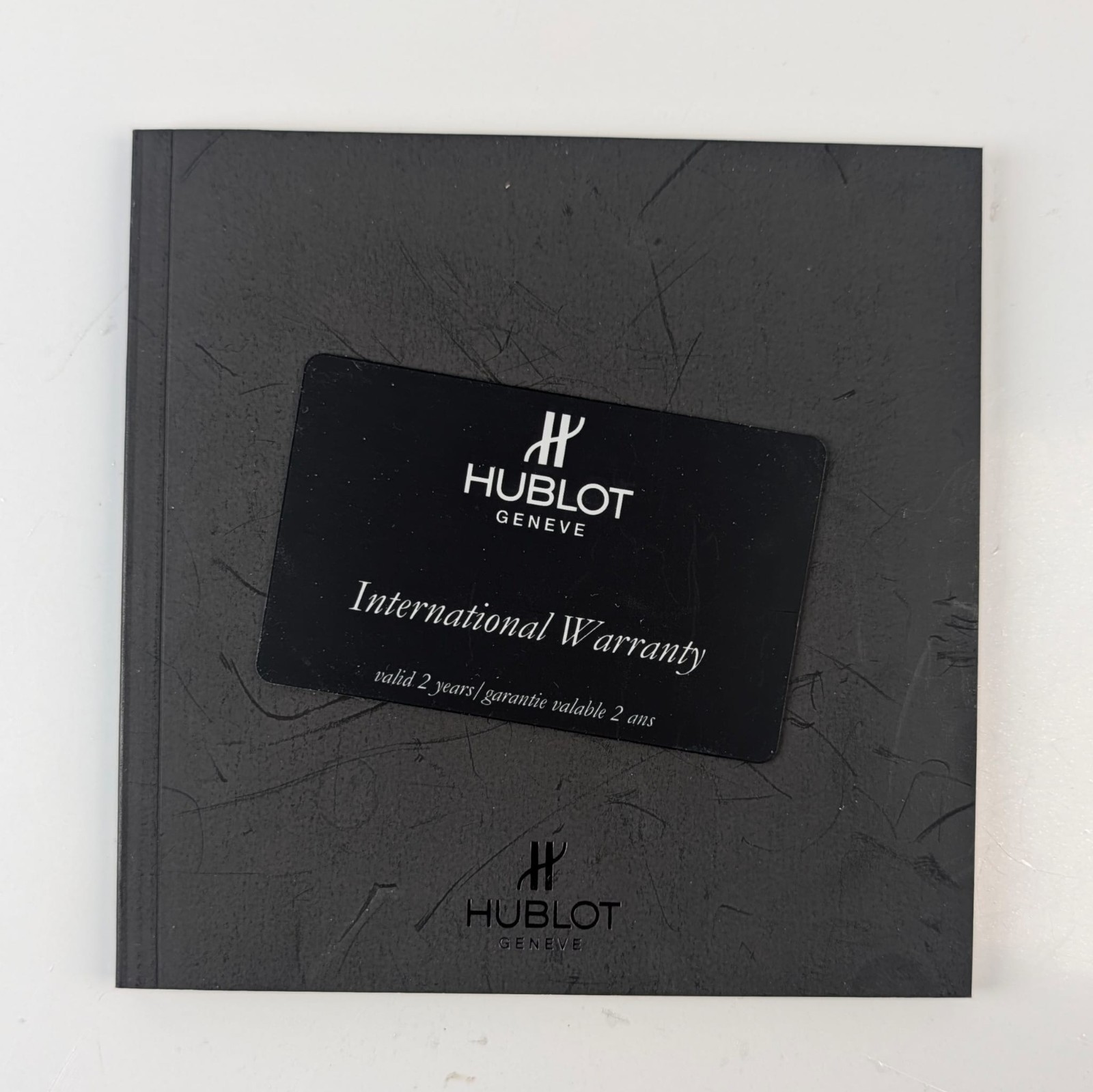 Genuine Hublot Instruction Book & Warranty Open