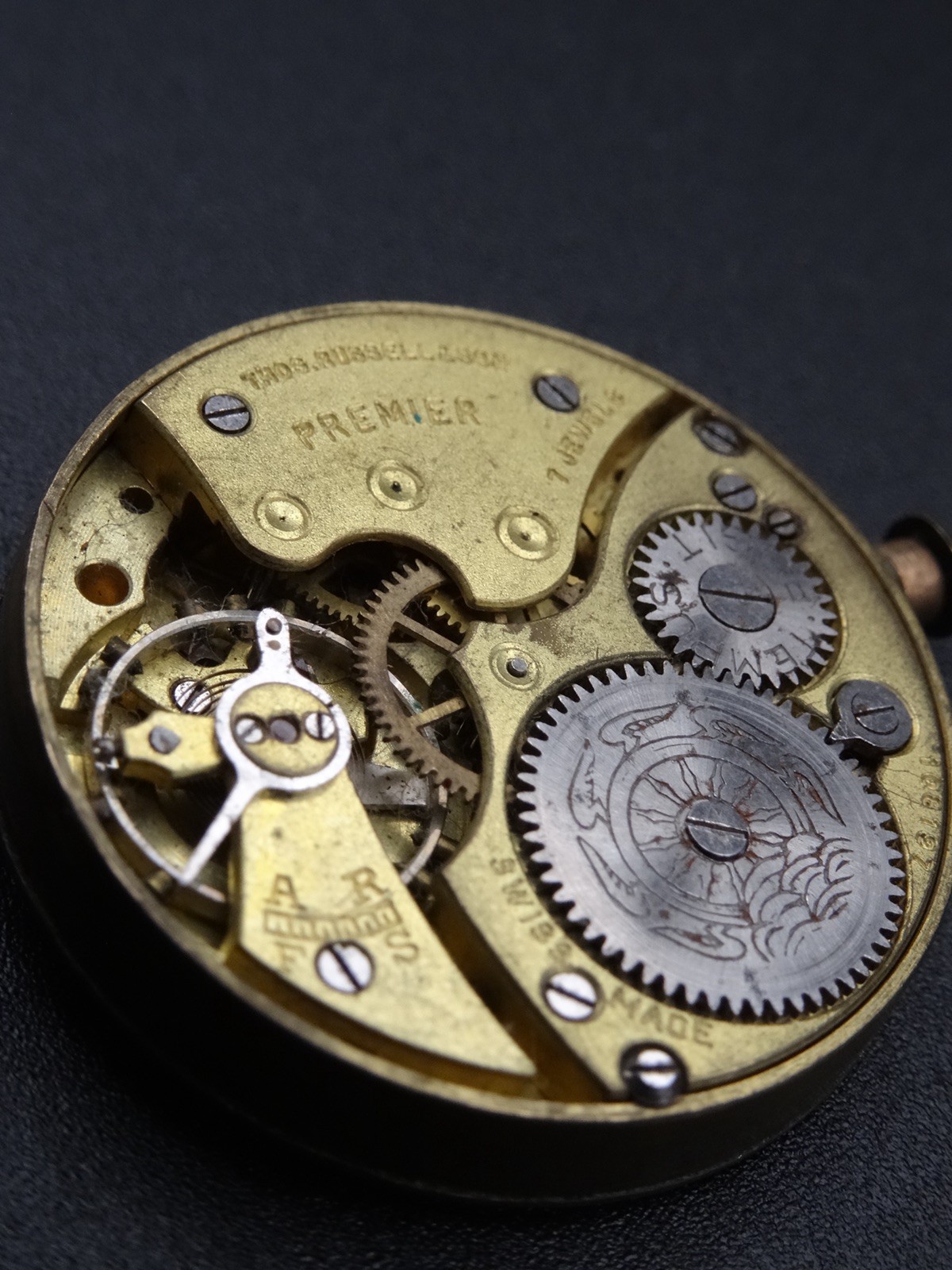 Thomas Russell & Son Premier Wristwatch Movement 29mm Spares Repairs