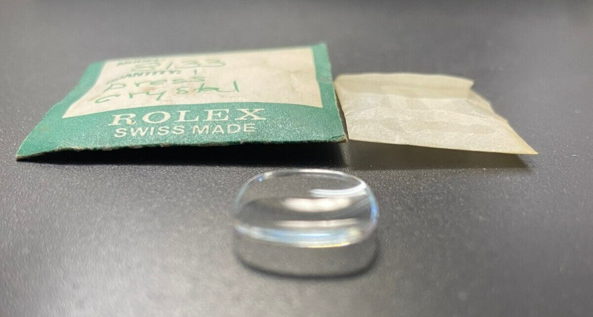 Rolex Watch Part #8133 1-Dress Crystal sold as-is NOS