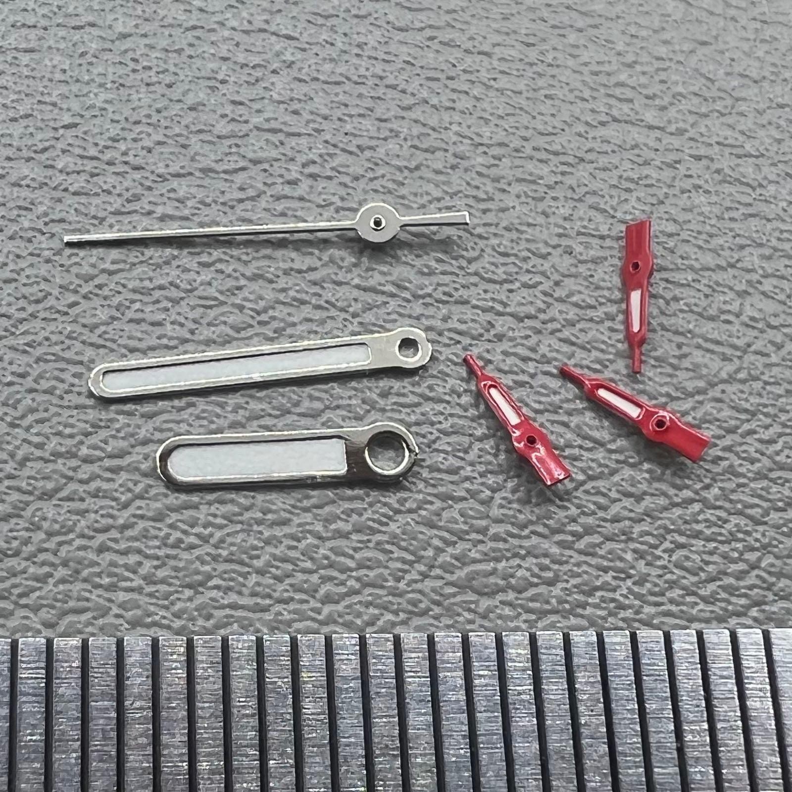 2 Sets/Pack Red Small Second Hand Watch Hands for VD53 VD54 VD57 Movement