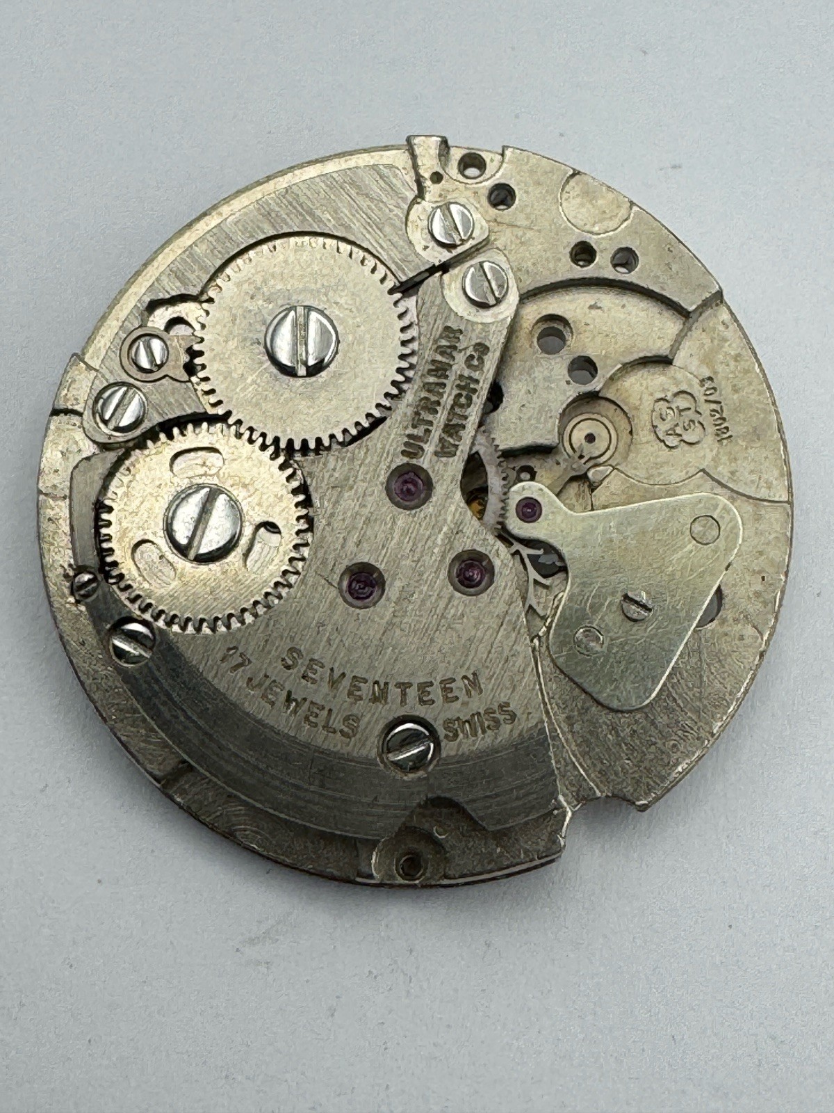 Lot Of 5 Vintage Partial Men’s Watch Movements For Parts Or Repair