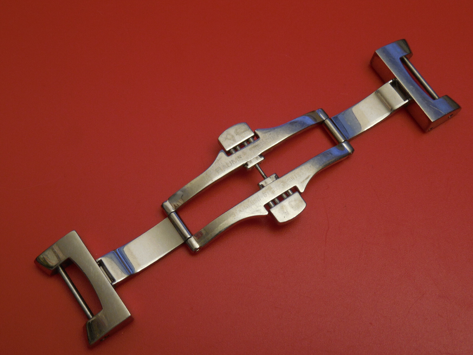 BAUME MERCIER SOLID SS CAPELAND S AUTOMATIC STRAP BAND BRACELET BUCKLE 20MM