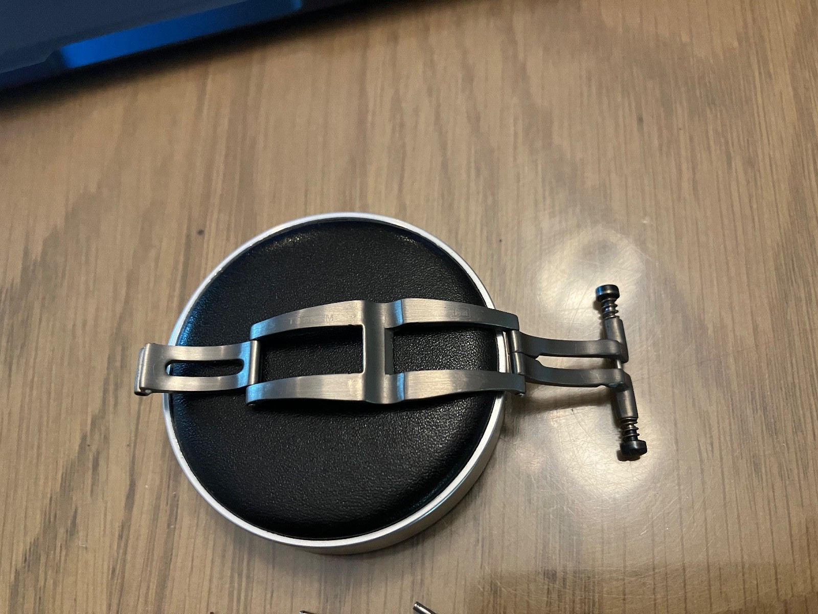 Ulysse Nardin Watch Titanium Push Button Deployment Clasp Part / Hinge