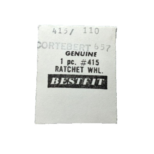 Cortebert 657 Ratchet Wheel watch part #415/110