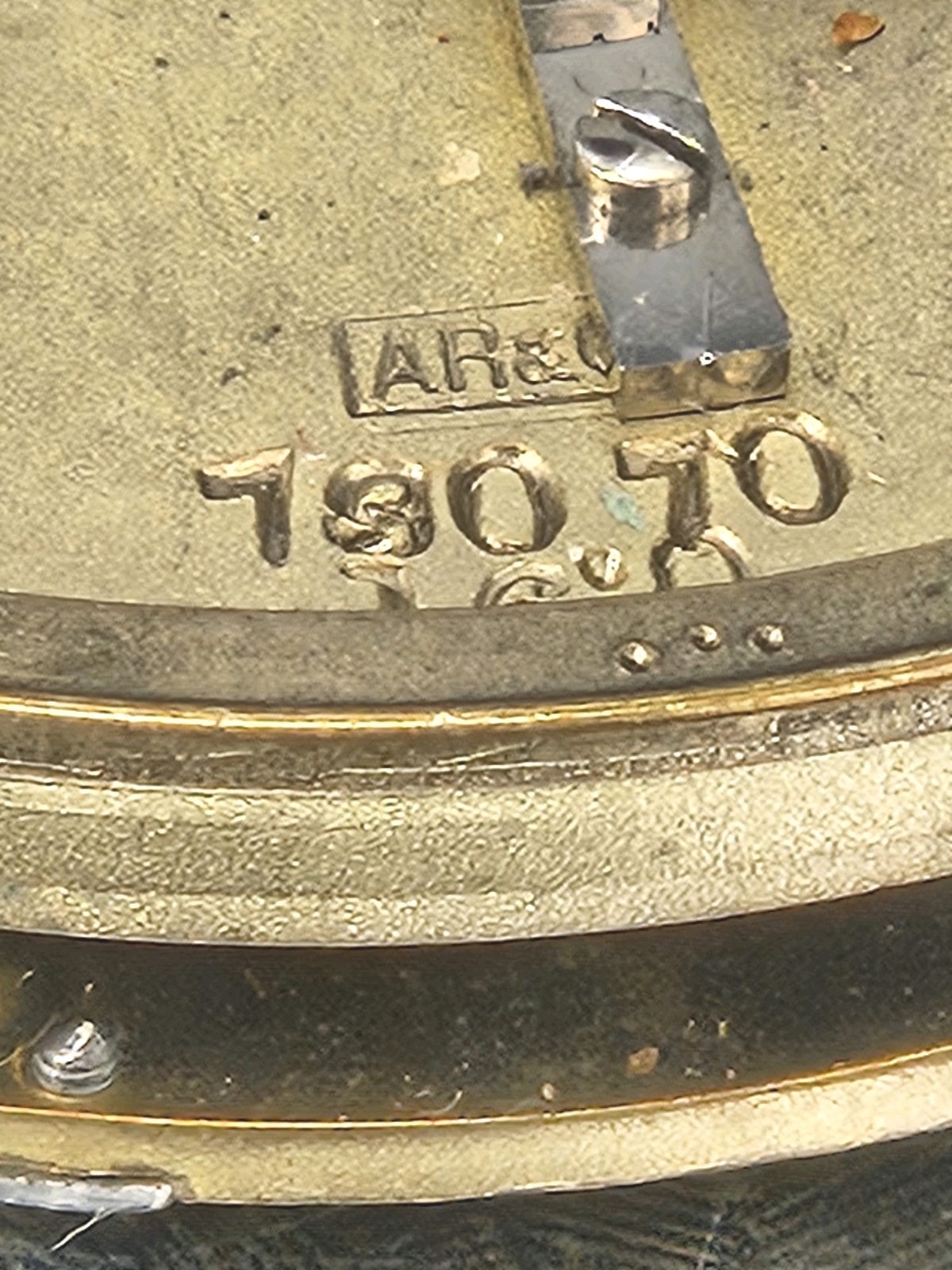 Antique Thomas Russell & Son English Lever Pocket Watch Movement Liverpool