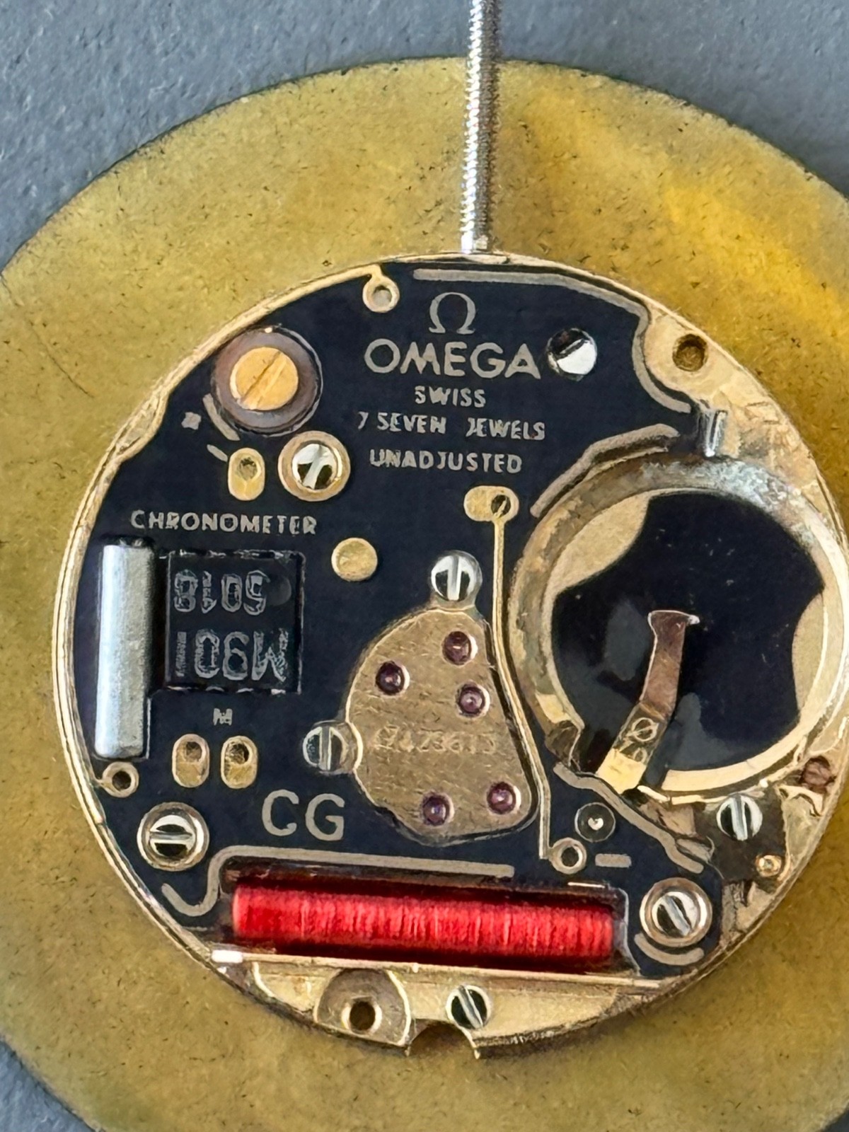 Omega 1427 Quartz Movement – Not Tested – Selling for Parts