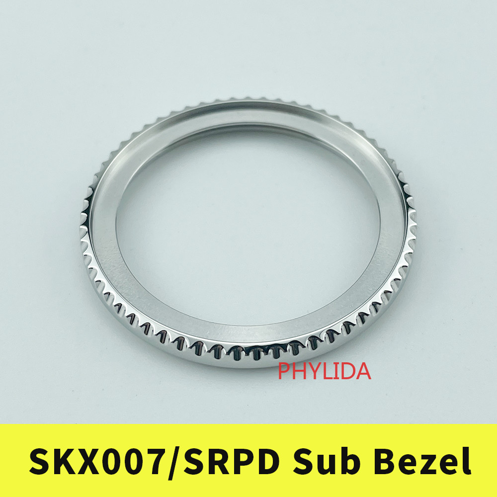 Sub Style Bezel for SKX007 SRPD Polished Finish 316L Stainless Steel