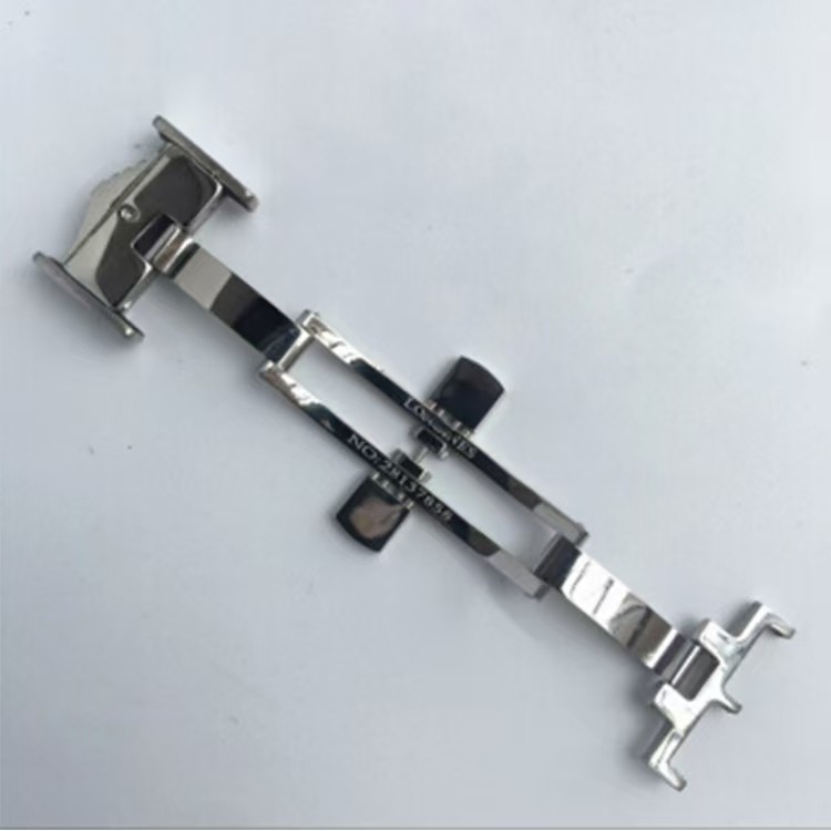 Stainless Steel Watch Buckle Butterfly Folding Clasp 12 14 16 18mm for Longines