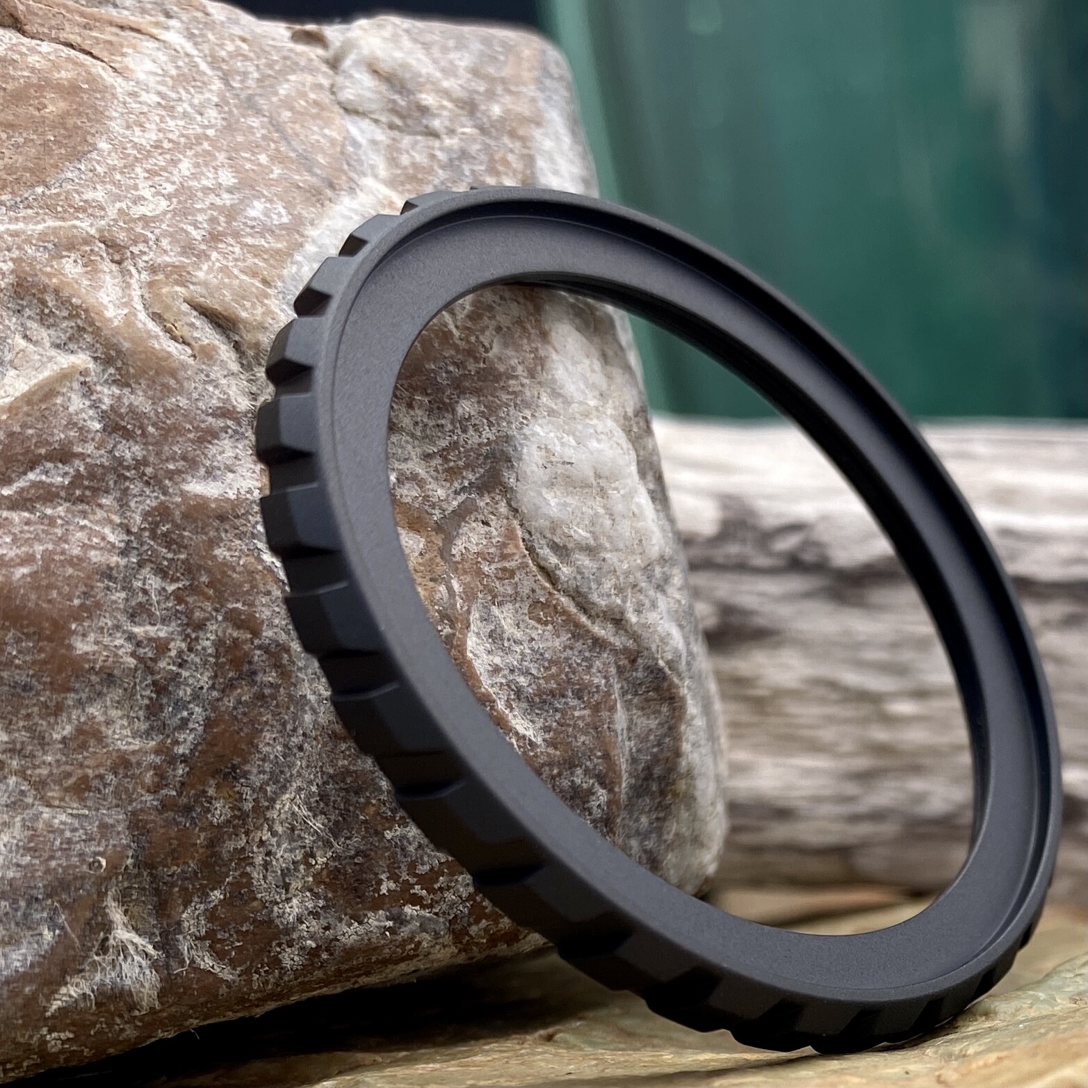 Matte Black Turbine Bezel for Seiko SKX SRPD 120 Click Unidirectional~US Seller
