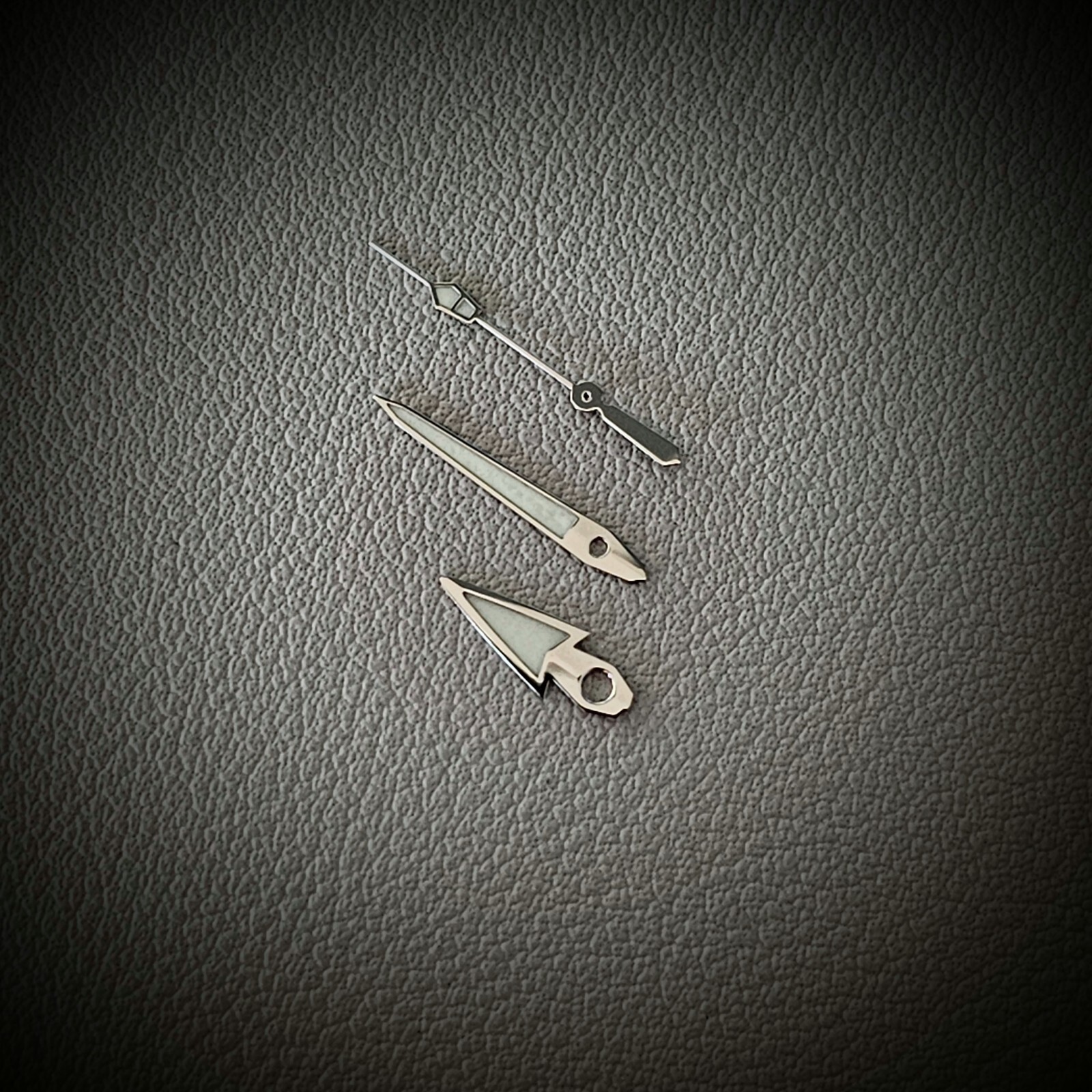 HANDS SET SPB191 STYLE POLISHED C3 / SEIKO MOD SKX SKX007 NH35 NH36 NH34