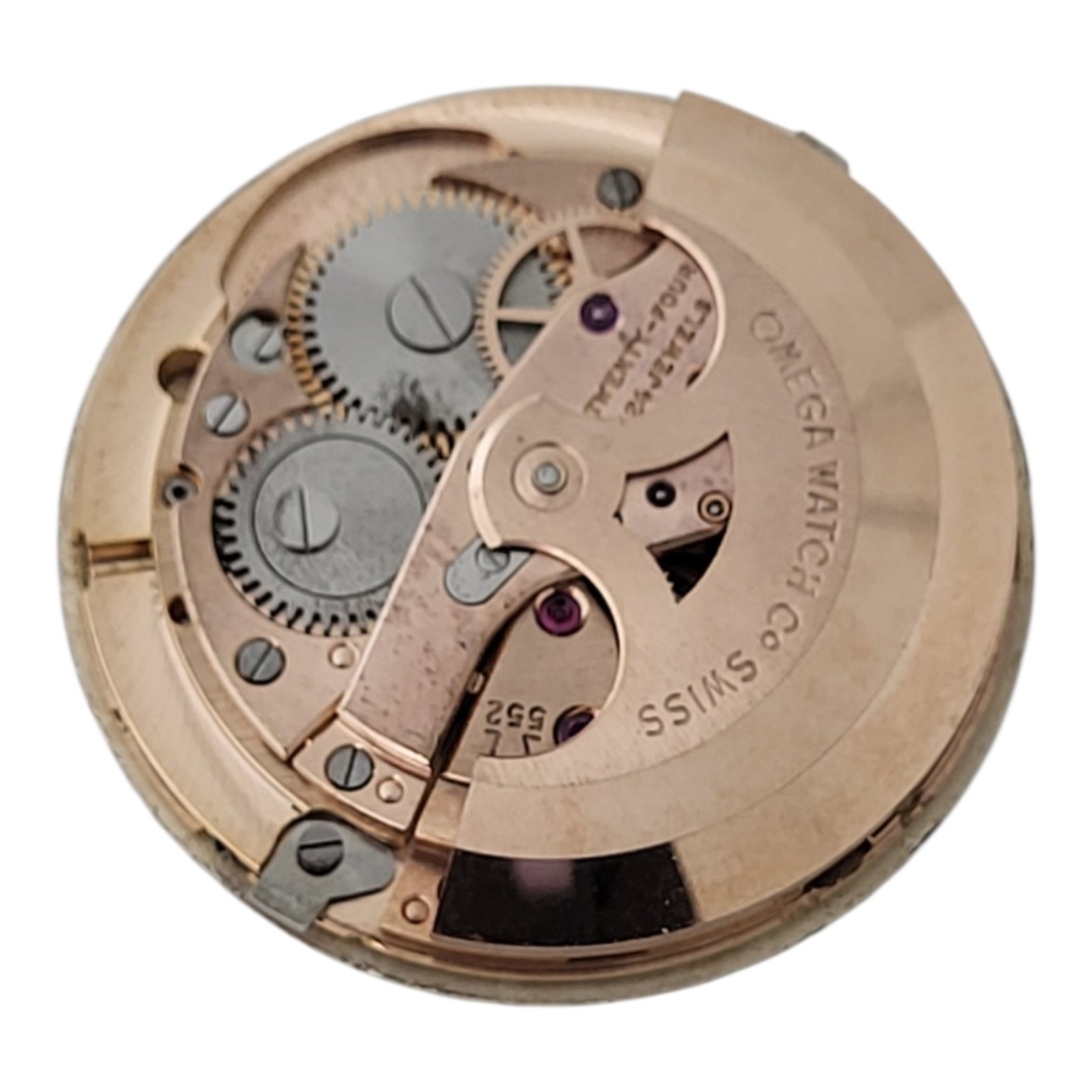 Omega Seamaster De Ville Automatic: Movement, dial, and hands (Caliber 552) in p