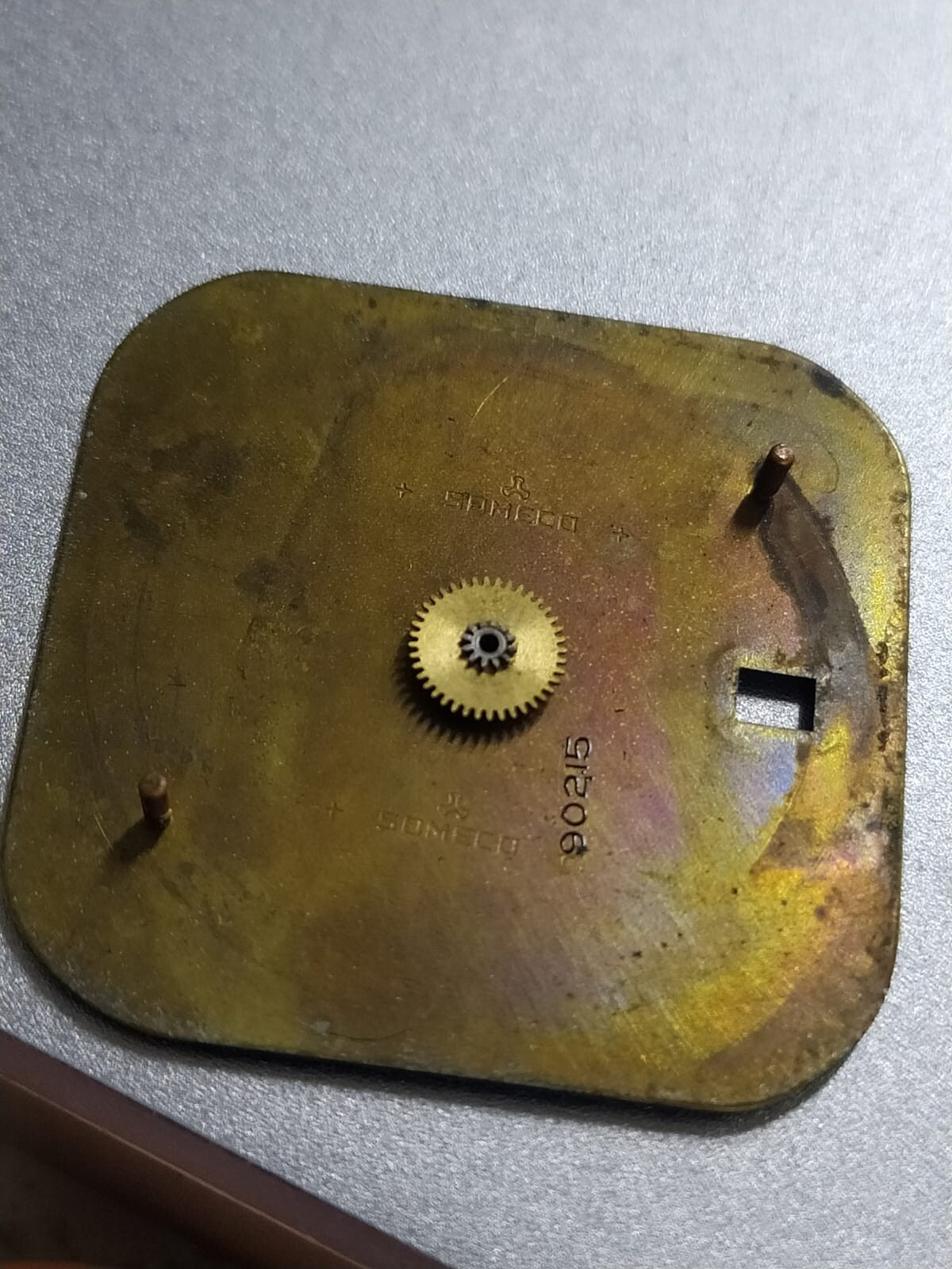 VINTAGE TISSOT SIDERAL TV Parts Dial & Hands Used cal 2481