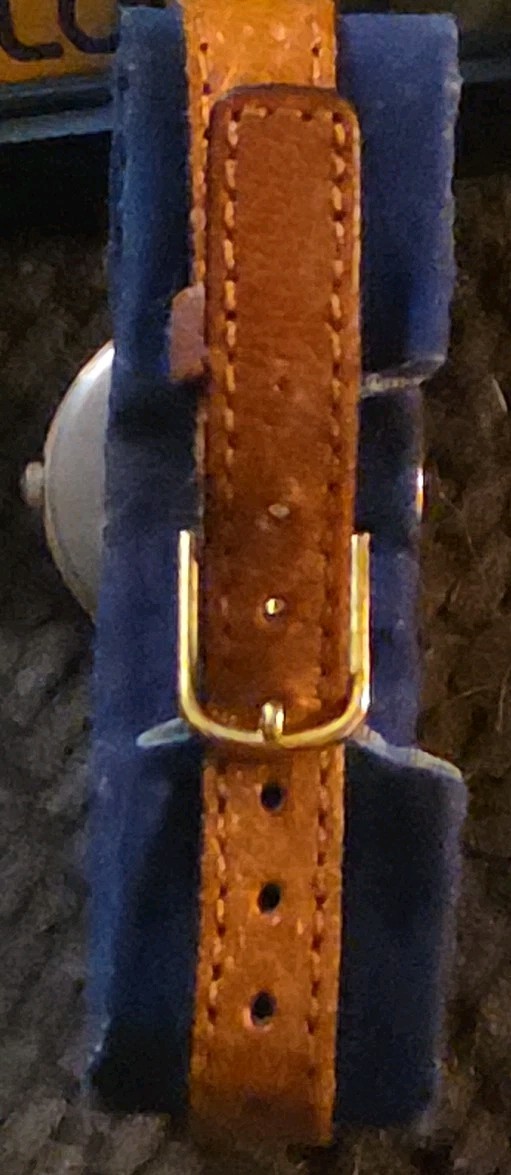 VTG Lorus Mickey Watch Mouse Disney Y121-X090 Quartz Genuine Leather Band