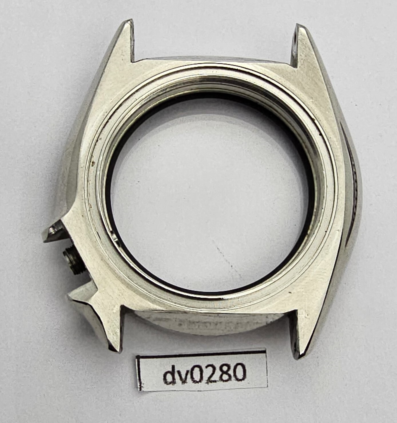 USED SEIKO 7002 7000 POLISHED MIDCASE, MINUTE TRACK, GLASS KIT MENS WATCH DV0280
