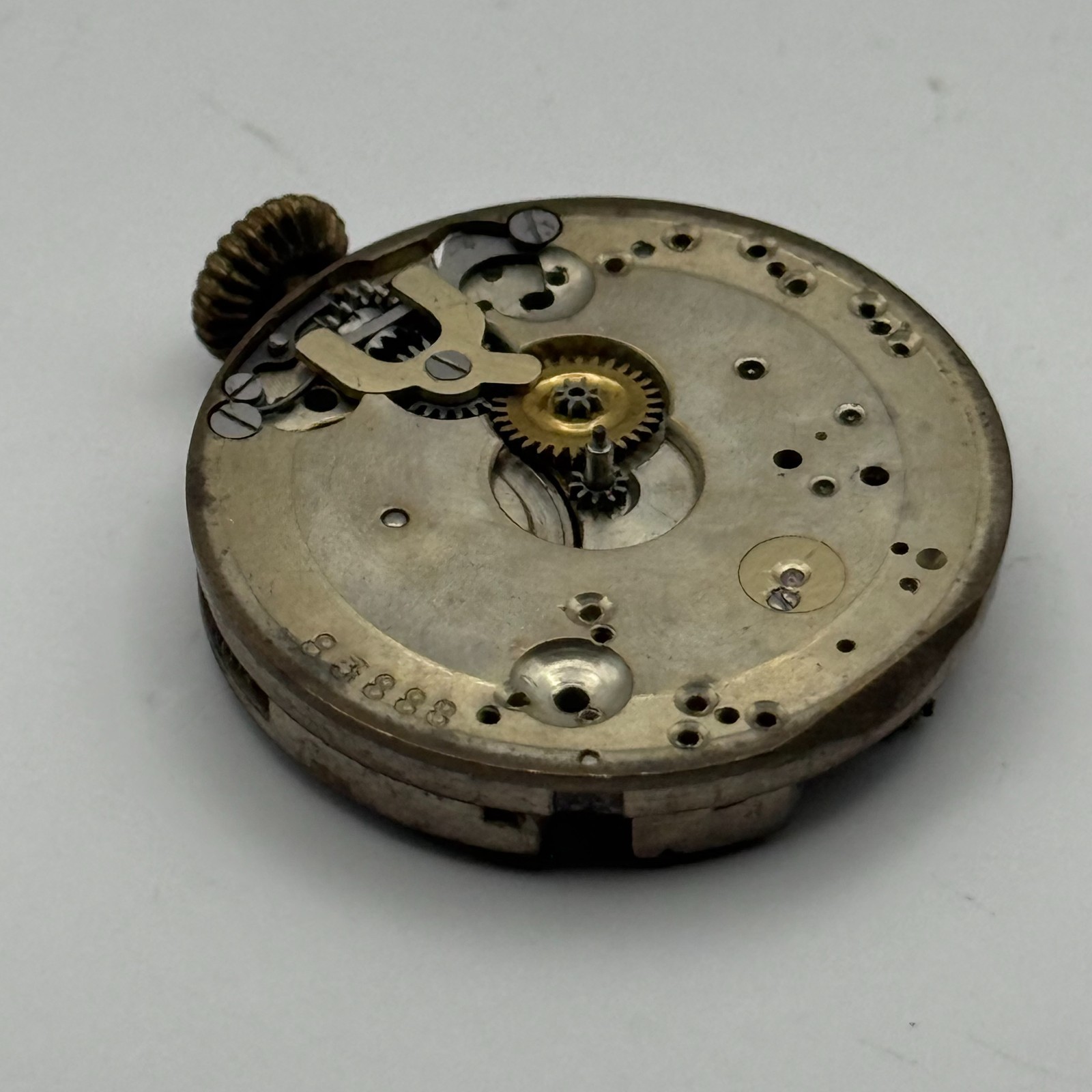 Trench Watch Movement Manual Wind Vintage Parts Repair Spares 24.9mm