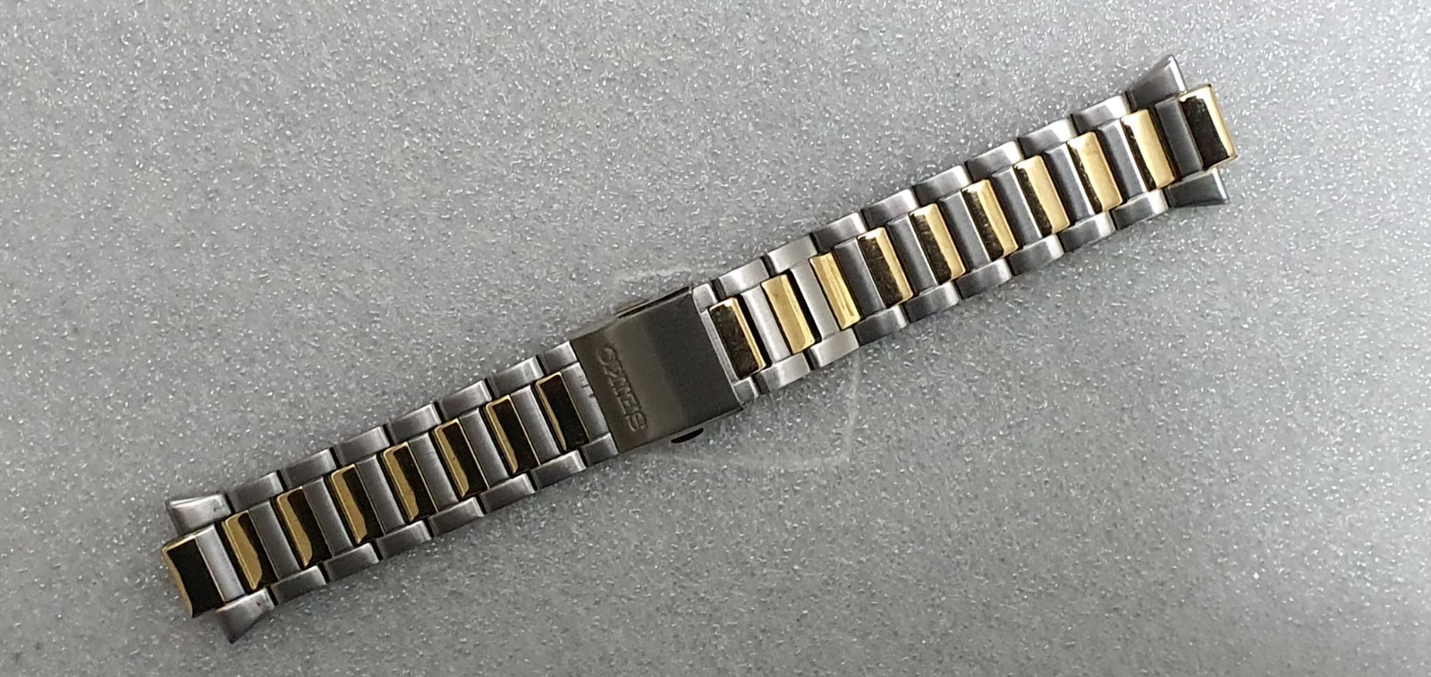 Seiko Chronograph 7T92-0FW0 Stainless Steel Bracelet 34E4-Z.I Two Tone Genuine