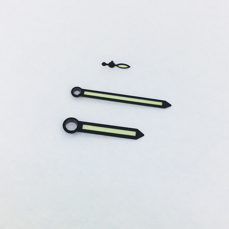 Green Luminous Watch Hands For ETA 6497 6498 Seagull ST3600 ST3620 Movement