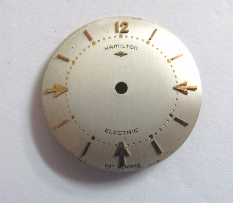 Hamilton Electric Van Horn Dial Only-For 500 & 500A-Good Condition