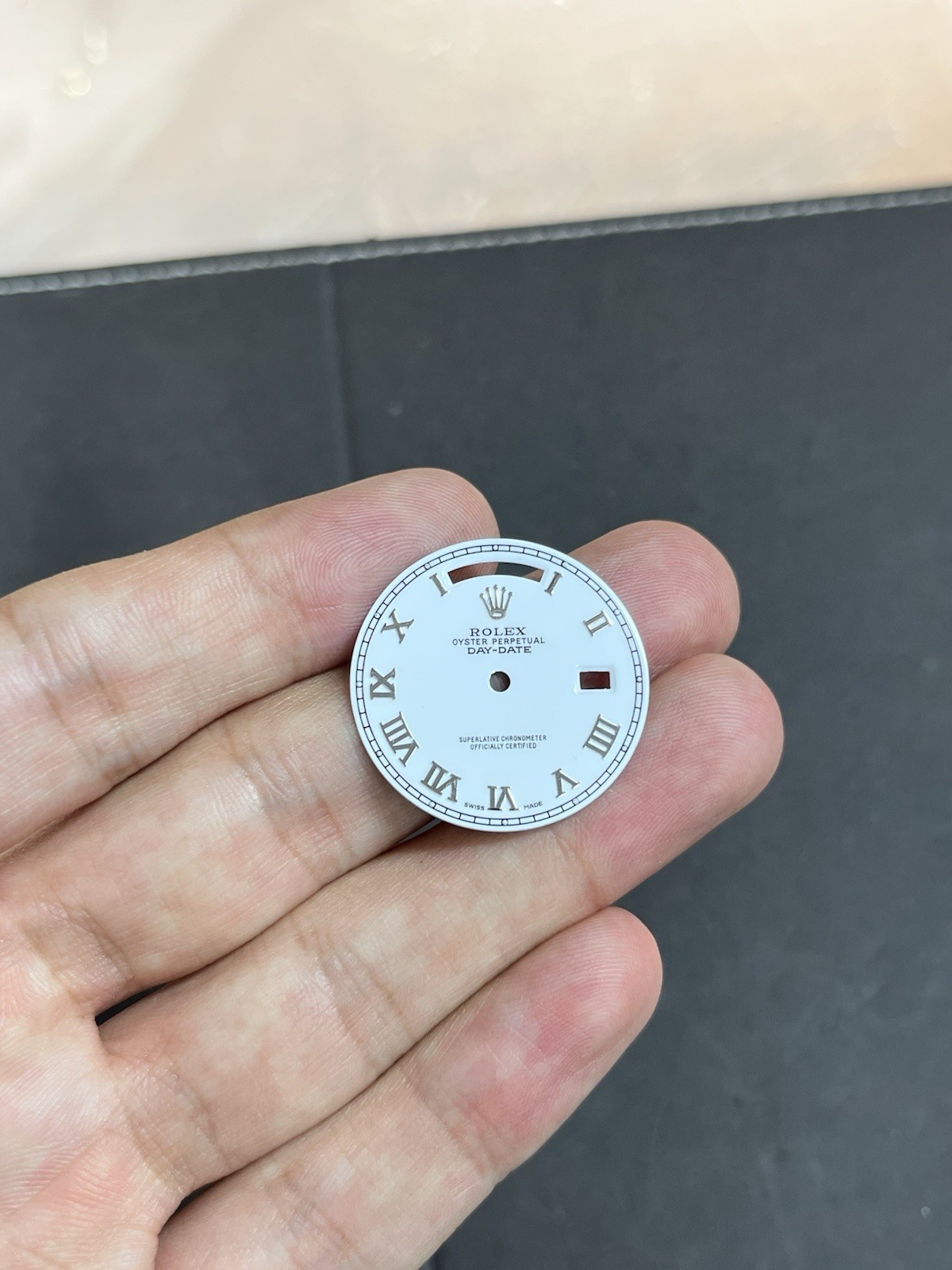 Rolex President 36mm White Glossy Roman Dial