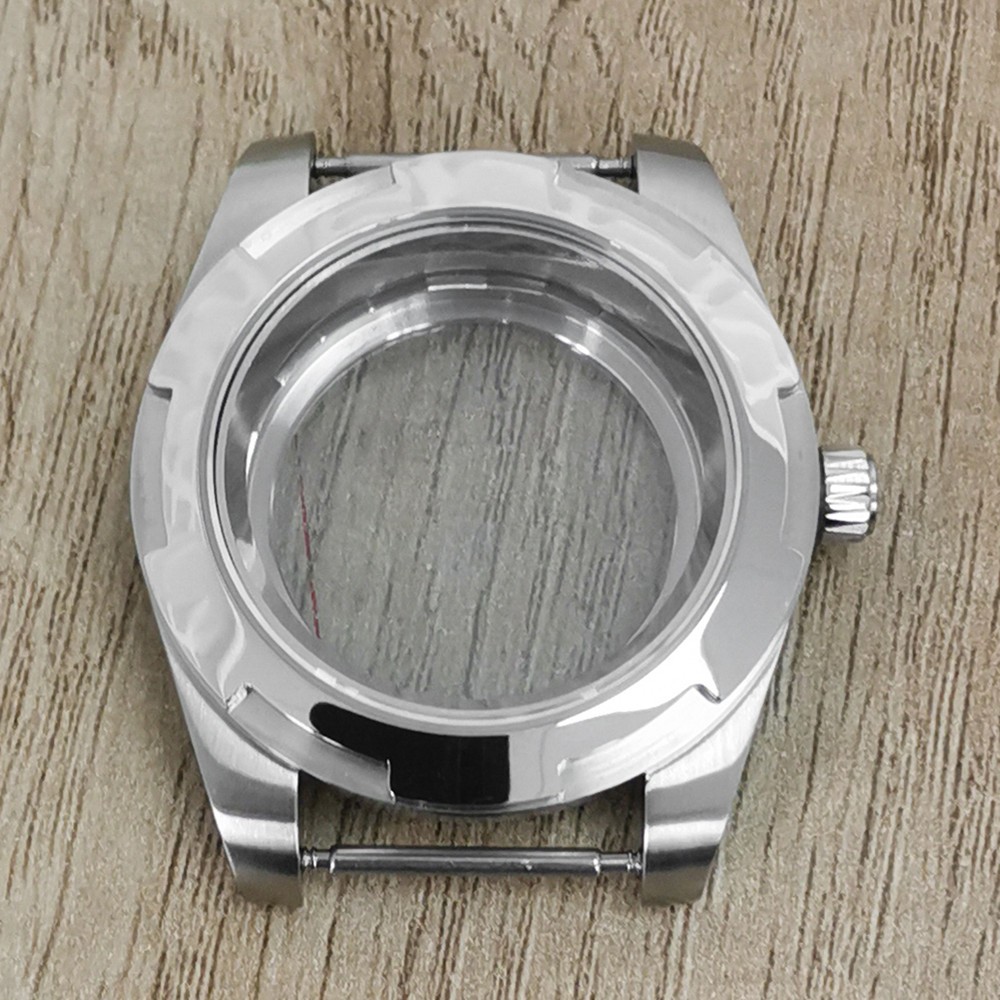 41mm Stainless Steel Watch Case Sapphire Glass For NH35/NH36/4R/7S Movement fs