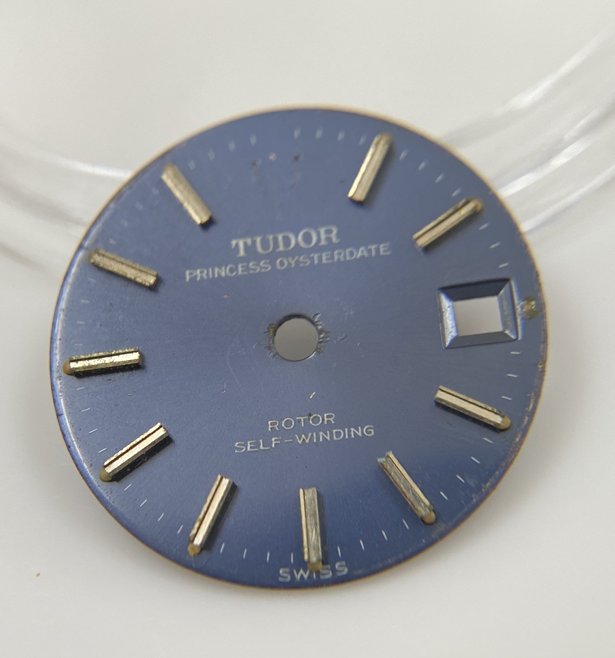Genuine Tudor Prince Oysterdate Rotor Blue/Silver Cal. ETA 2651/2671 Ladies Dial