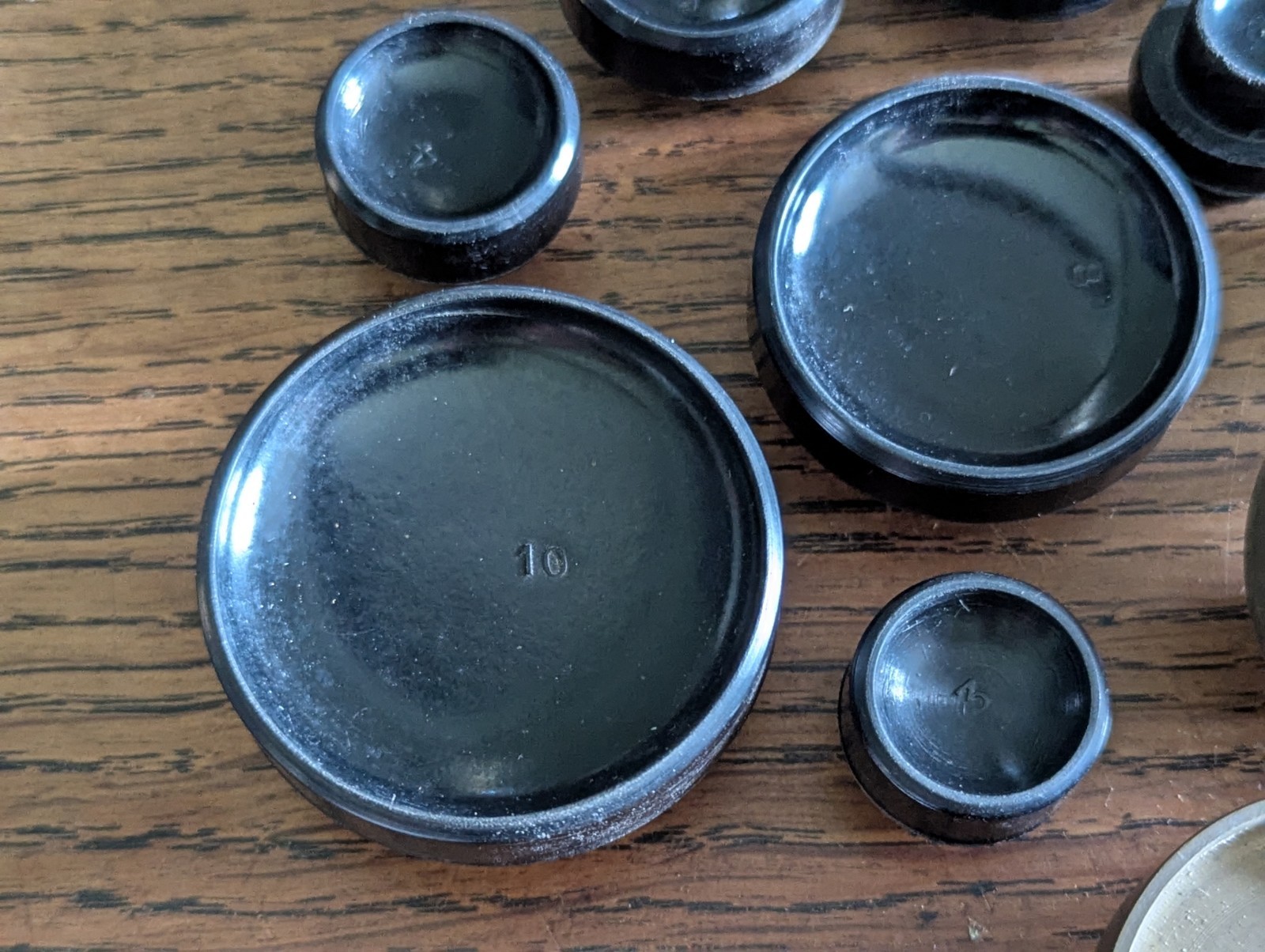 Robur Crystal Press Dies, Brass / Bakelite, Used, Various Sizes #S270