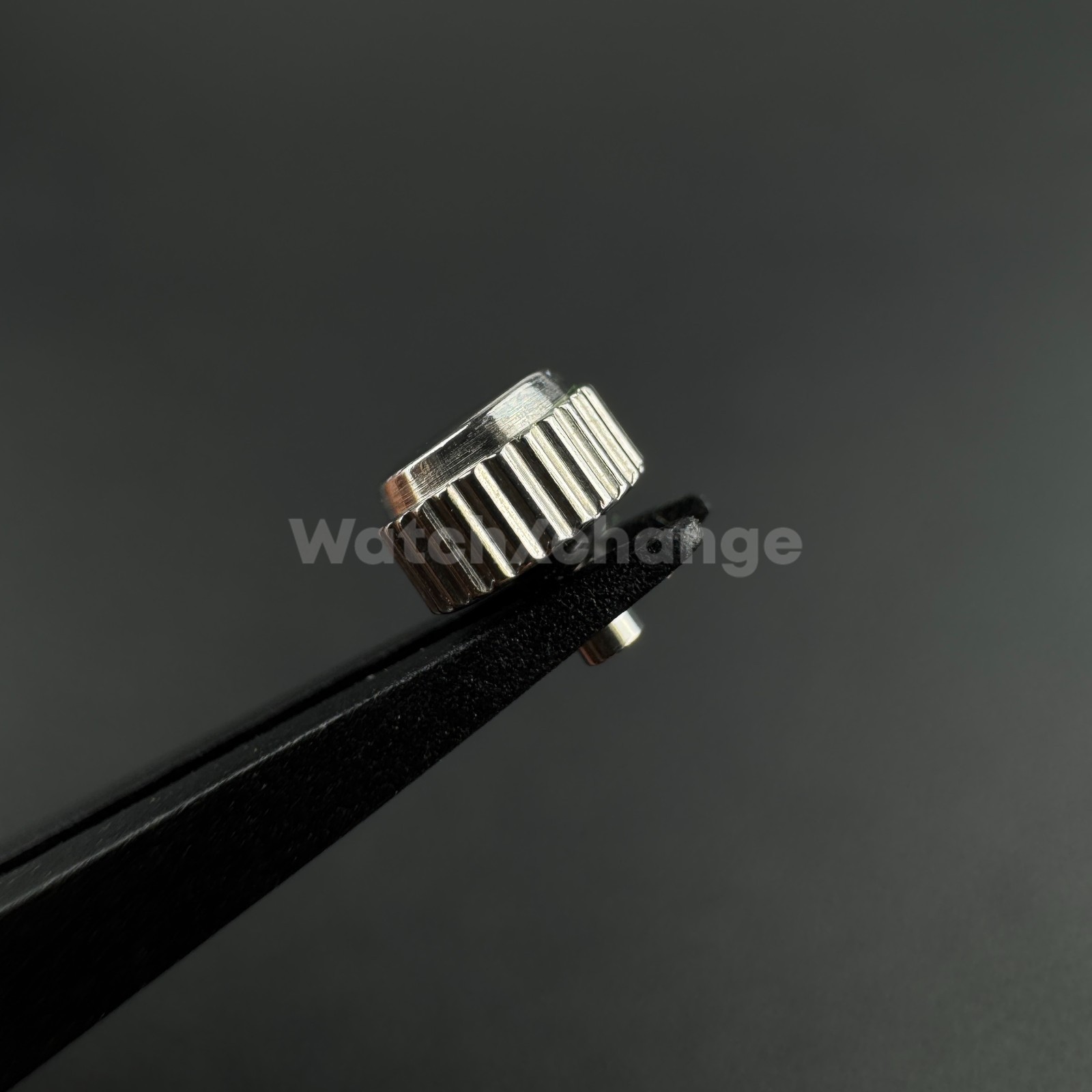 Silver Long Tube Replacement Watch Crown 2.5mm Hole Diameter 4.5mm – 7mm Head