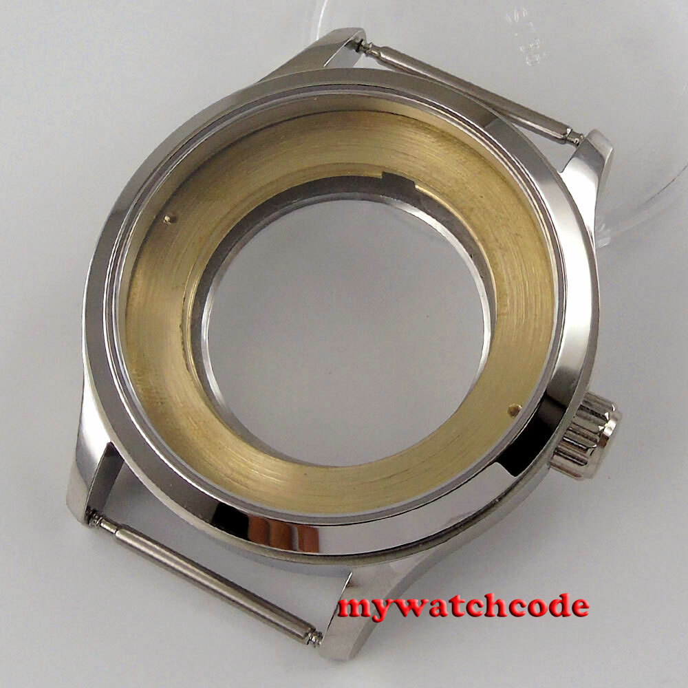 42mm 316L solid steel Watch Case fit Miyota 8215 2813 NH35 NH36 (case+dial+hand)