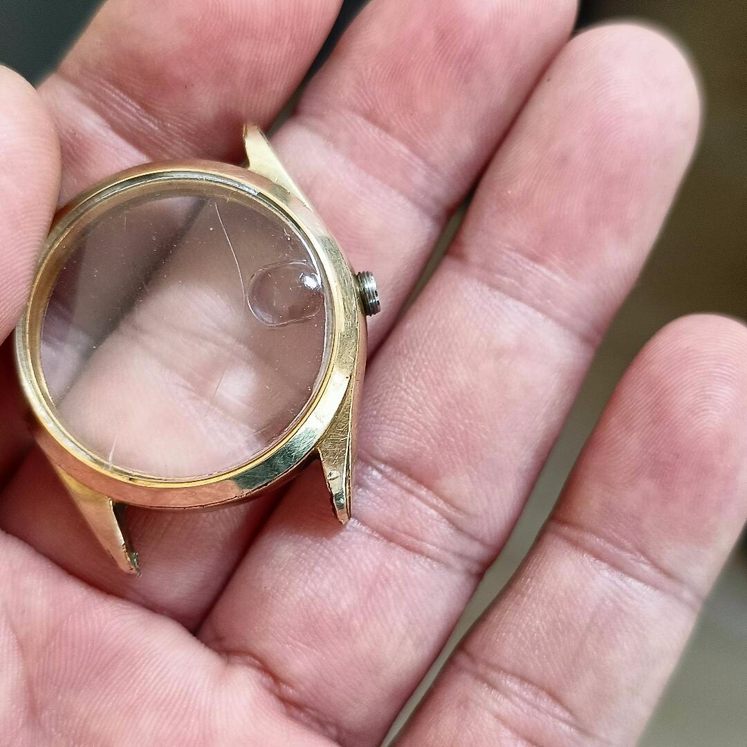 GENUINE COMPLETE CASE GOLDEN COLOR VINTAGE ROLEX 6466 BREVET 6239 40 MICRONS