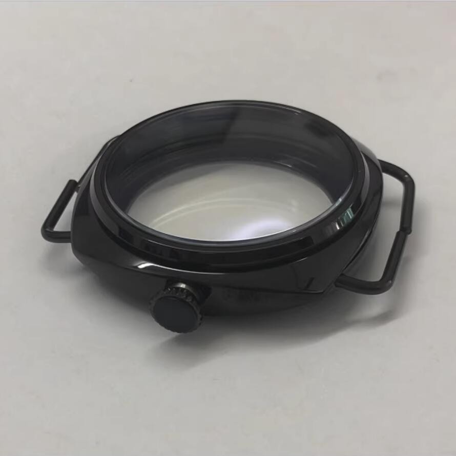 1pc 45mm Watch Case Watch Repair Parts 18K Gold For ETA6497/6498/ST3600 Movement
