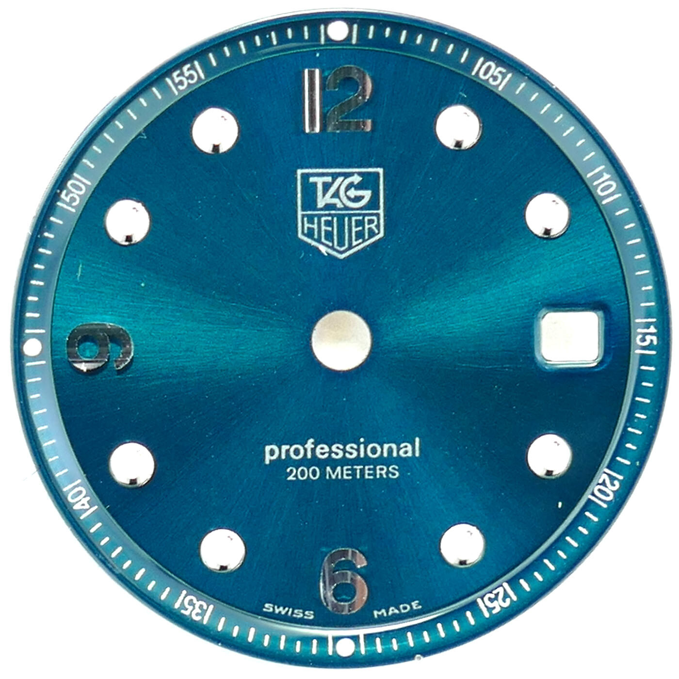 TAG HEUER PROFESSIONAL 200 METERS TURQUOISE DIAL WITH HANDS
