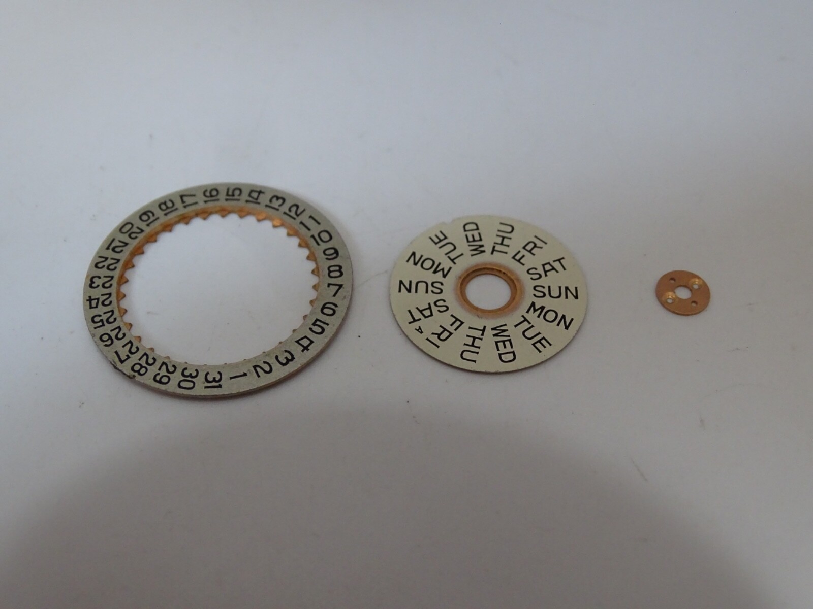 Omega Calendar Disc Cal 1020, 1021, 1022 English Vintage