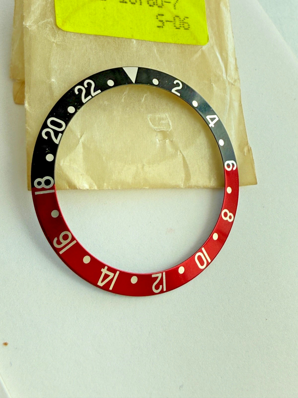 ROLEX GENUINE GMT COKE BEZEL INSERT Part# B315-16760-7-A1 For 16710 16700 16760