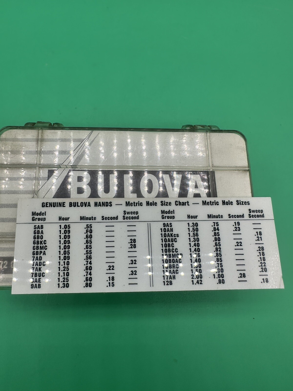 Bulova New 7AK SDa 16 Vintage Second Watch Hand #63-64 NOS Sealed Package