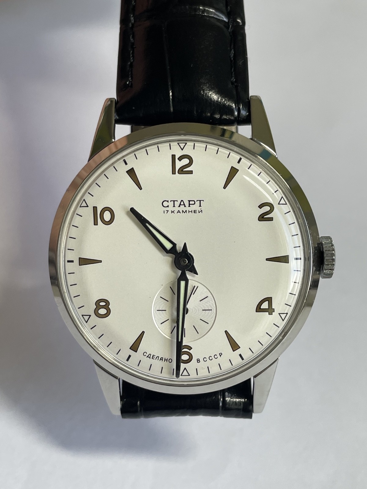 START WRISTWATCH 17 JEWELS Very rare vintage mechanism 3 kv 57 years