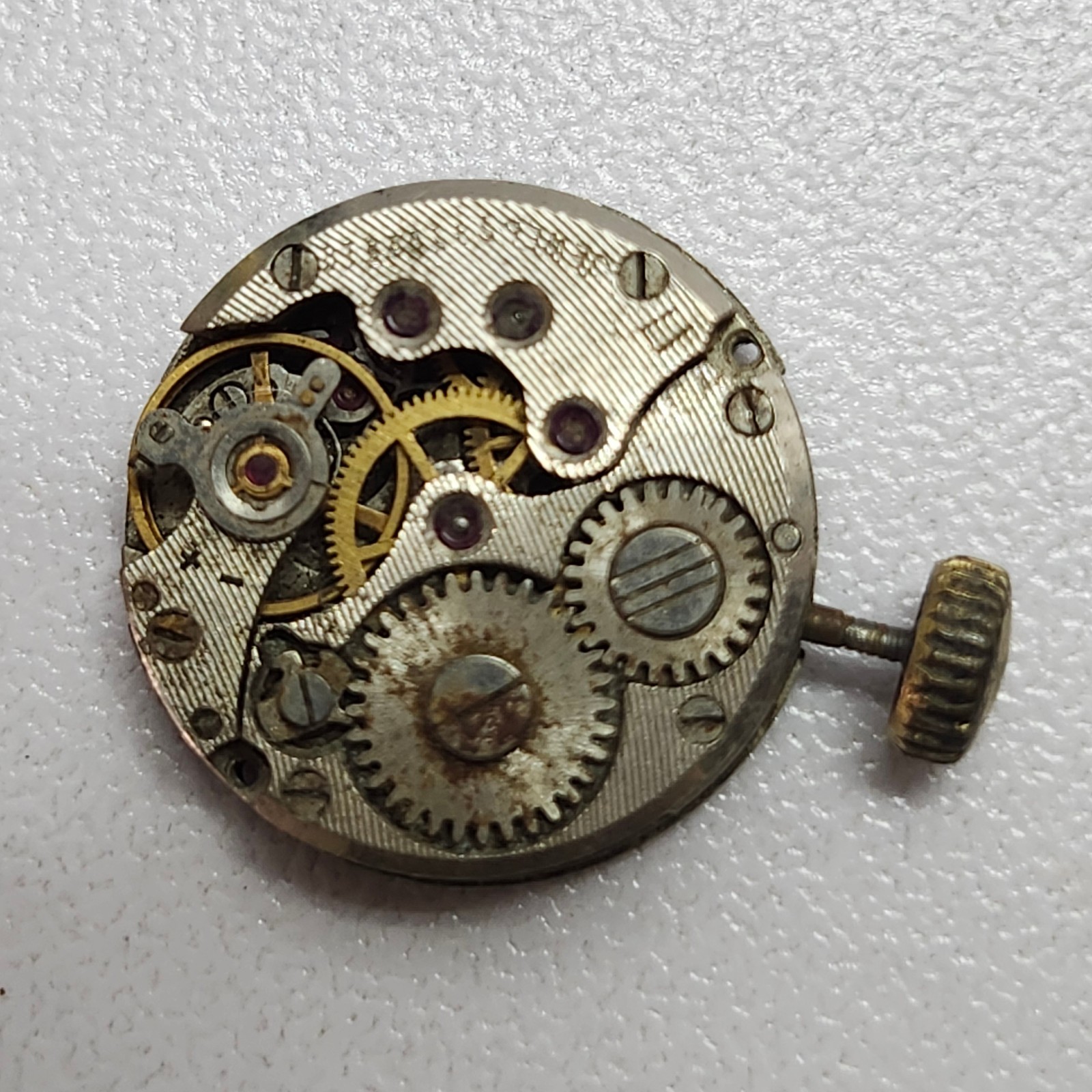 Lot of 2 Mechanical Watch Movements for Parts/Repair -FHF 57-21 & Caliber 815